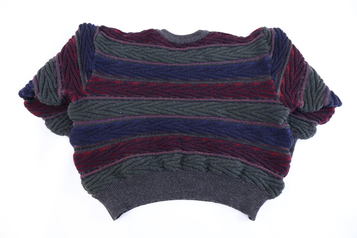 90's Jos A. Bank Multicolor Knit Sweater