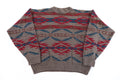 90's Knights Bridge Aztec Pattern Knit Sweater