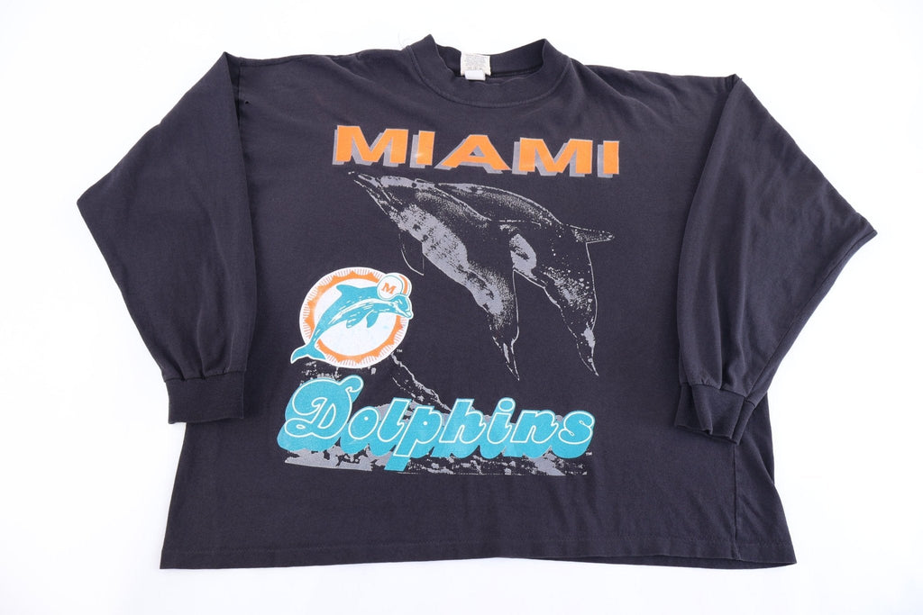 90's Miami Dolphins Football LS T-shirt product image 1