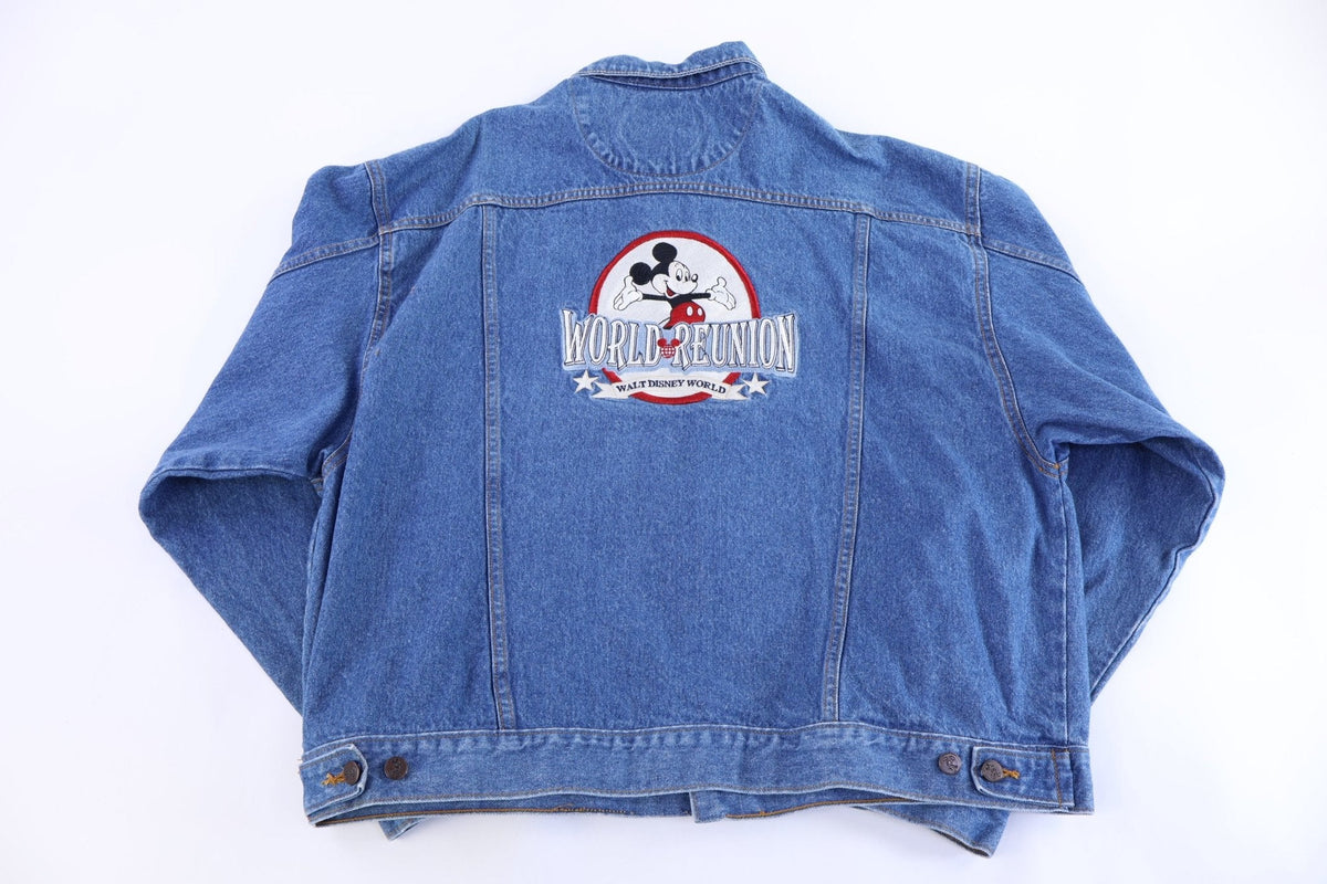 90's Mickey Mouse Embroidered Denim Jacket product image 1
