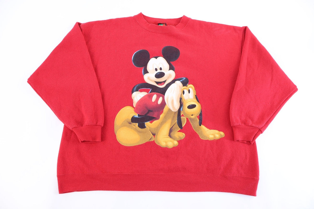 90's Mickey Unlimited & Pluto Sweatshirt product image 1