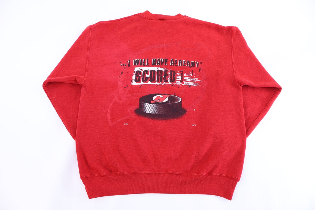 90's New Jersey Devils Hockey Sweatshirt product image 2