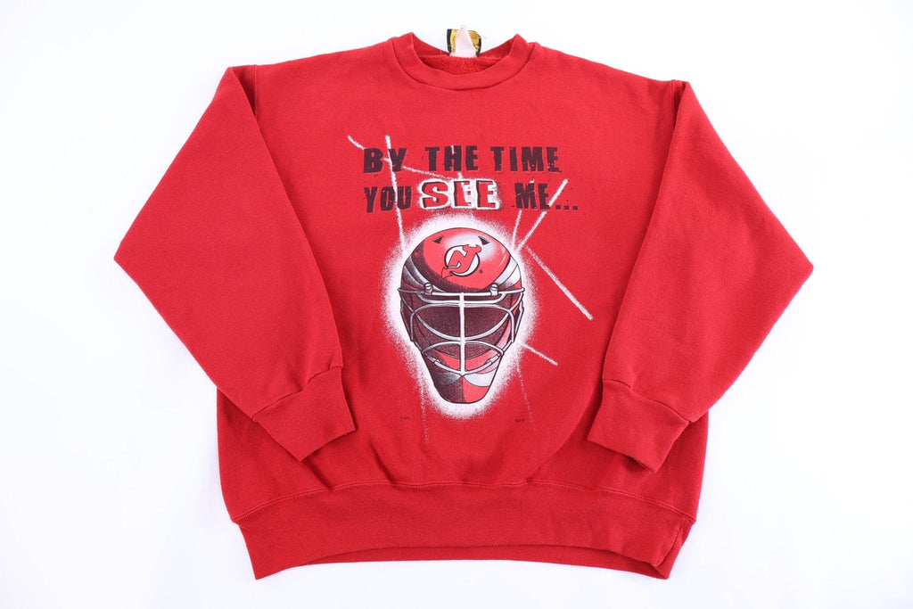 90's New Jersey Devils Hockey Sweatshirt product image 1