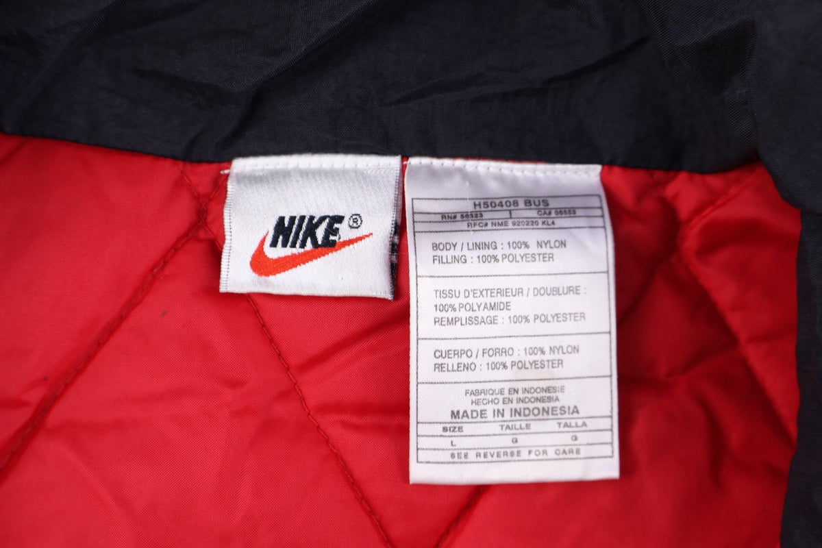 90's Nike Embroidered Logo Blue & Black Half Zip Jacket product image 3