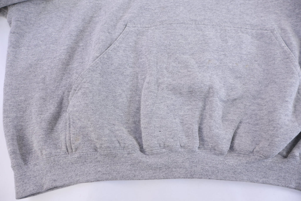 90's Nike Embroidered Logo Grey Pullover Hoodie product image 3
