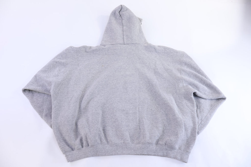 90's Nike Embroidered Logo Grey Pullover Hoodie product image 2