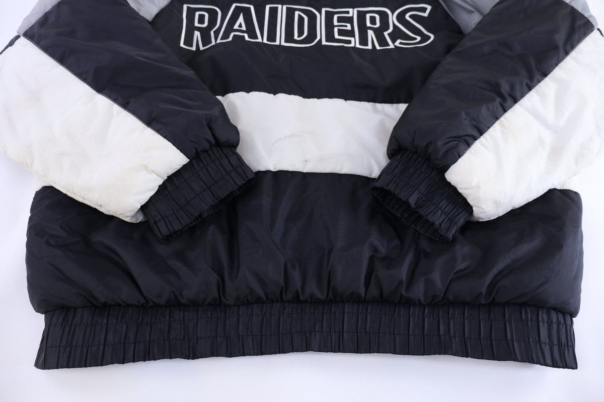 90's Pro Player Oakland Raiders Football Full Zip Puffer product image 3