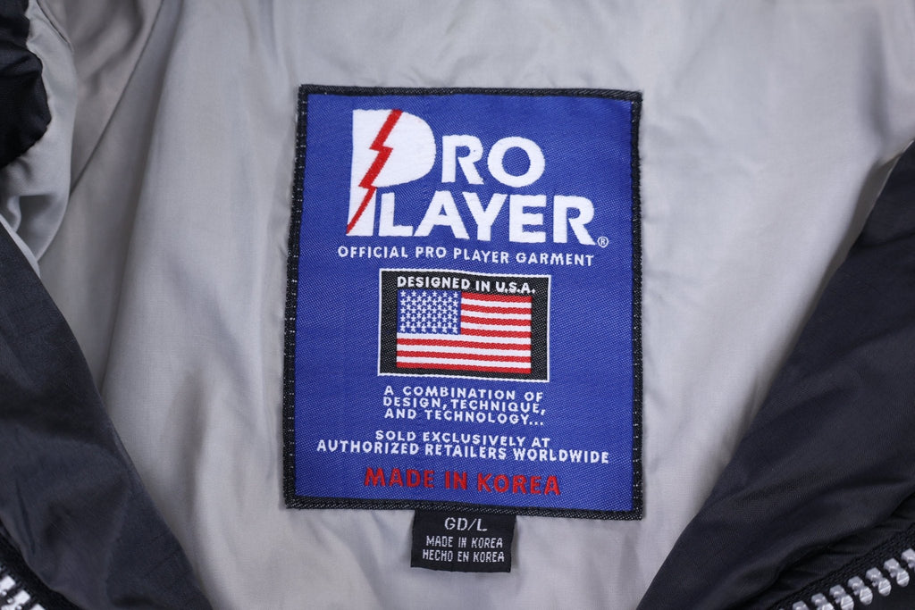 90's Pro Player Oakland Raiders Football Full Zip Puffer product image 4