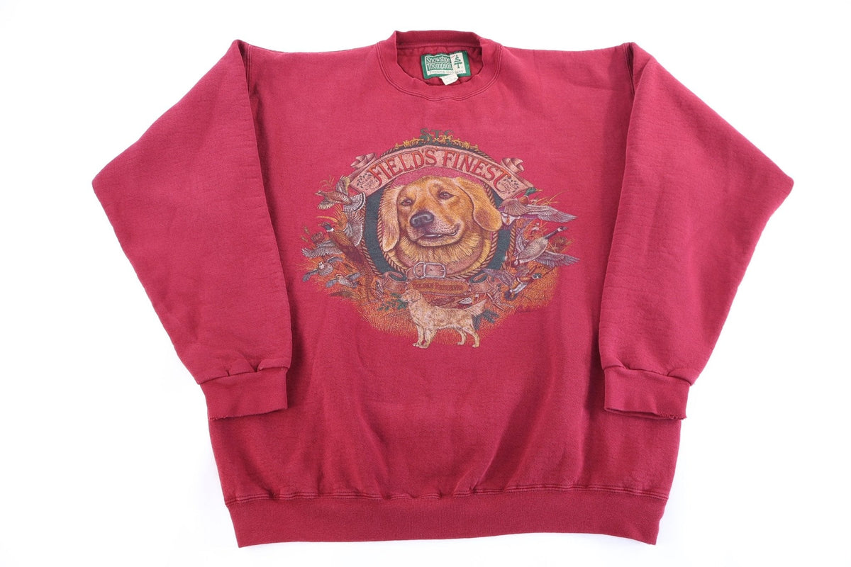 90's Snowshoe Field Finest Dog Graphic Sweatshirt product image 1