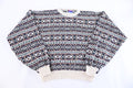 90's Sweater Graphix Multipattern Knit Sweater