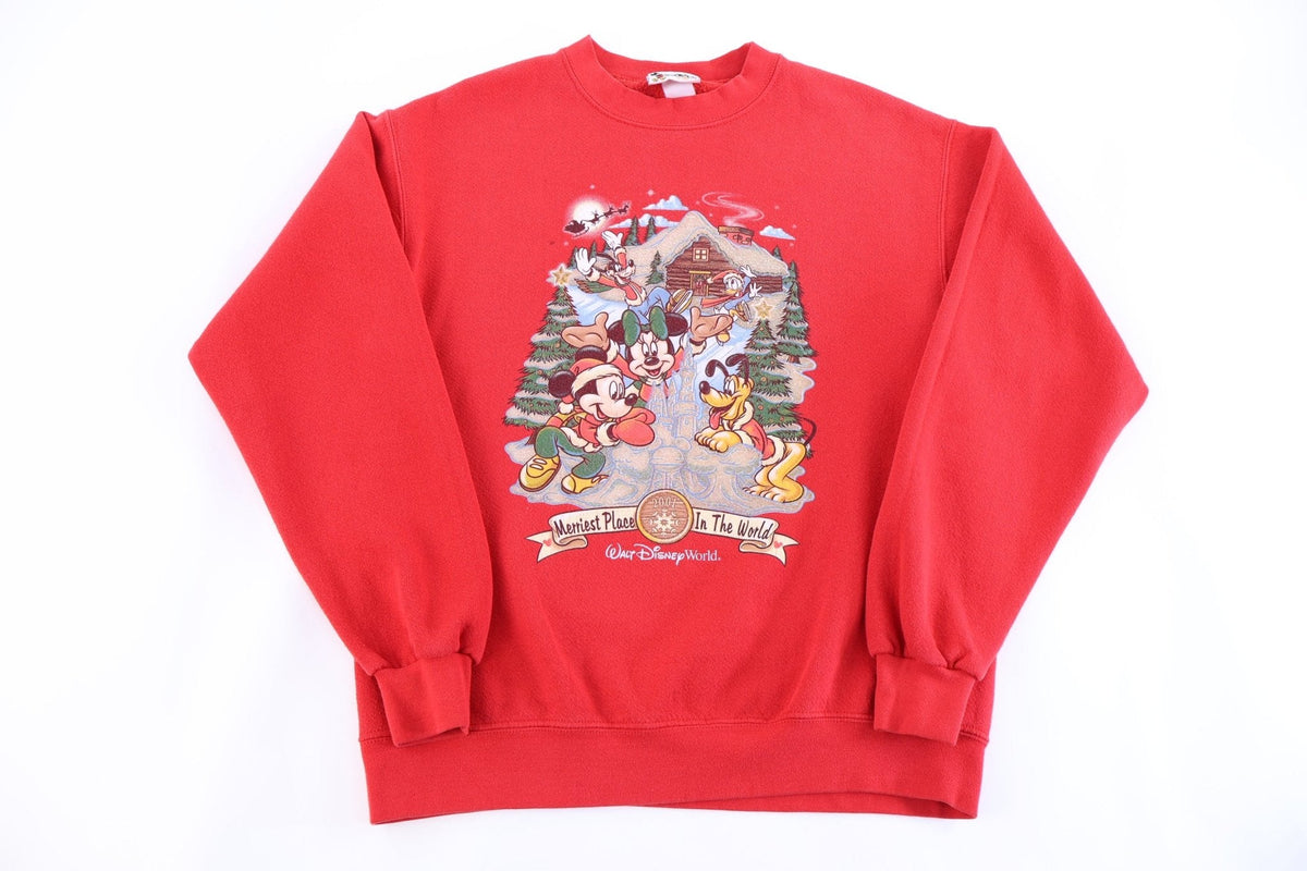 90's Walt Disney World Merriest Place In The Sweatshirt product image 1