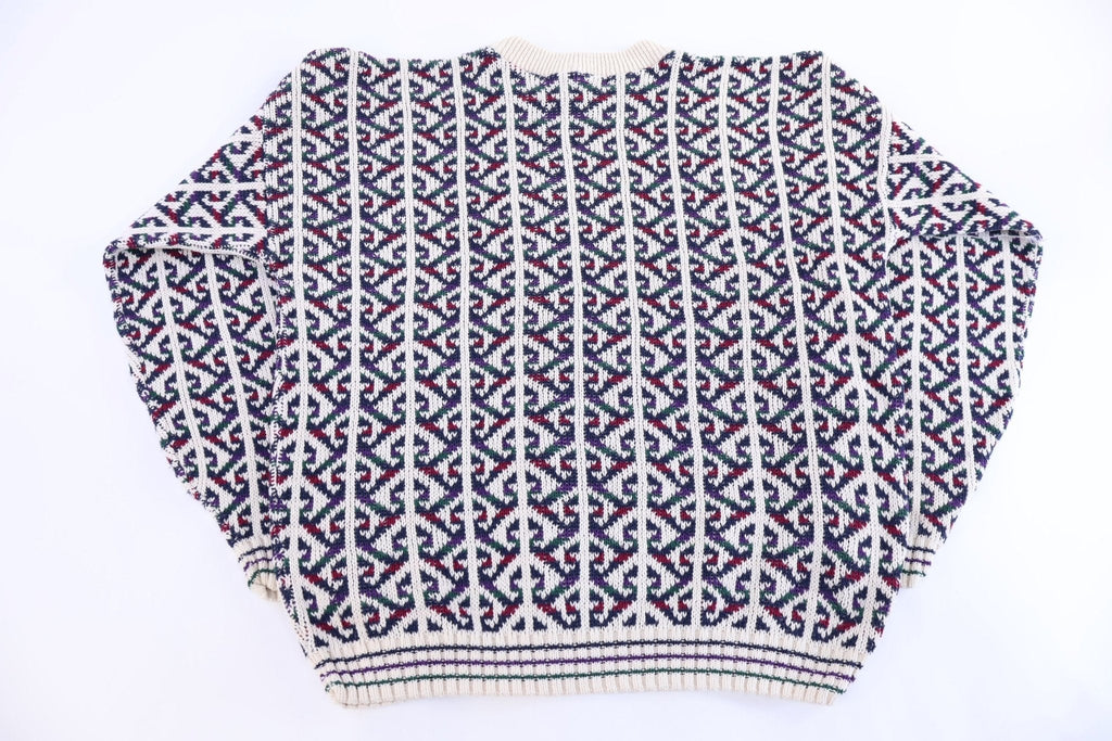 90's Windy Hill Multipattern Knit Sweater