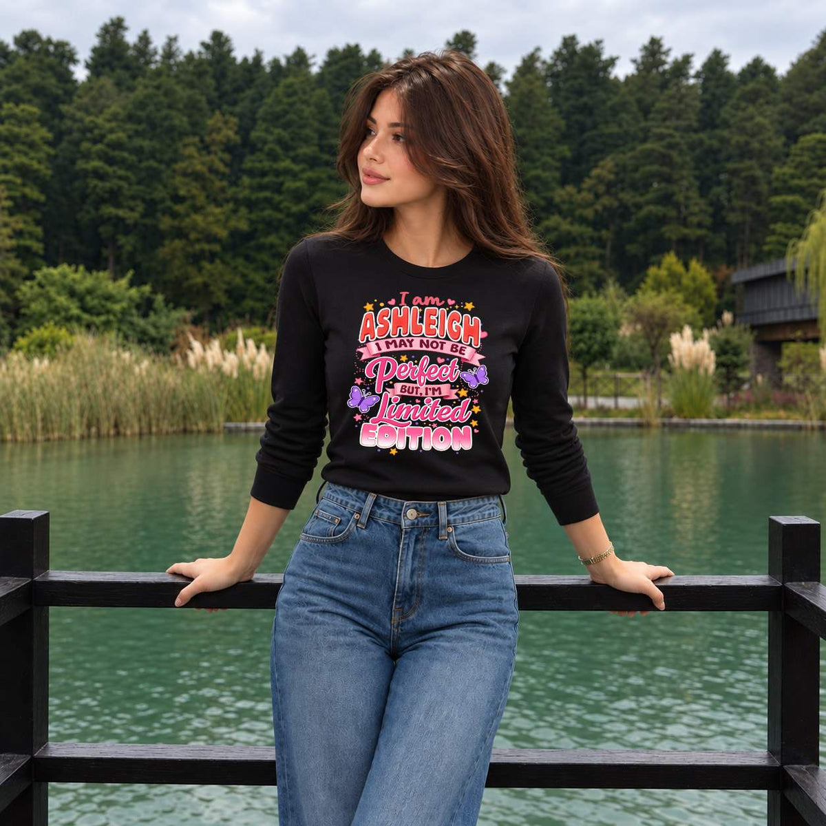 ASHLEIGH TT42 Personalized Shirt – I May Not Be Perfect product image 8