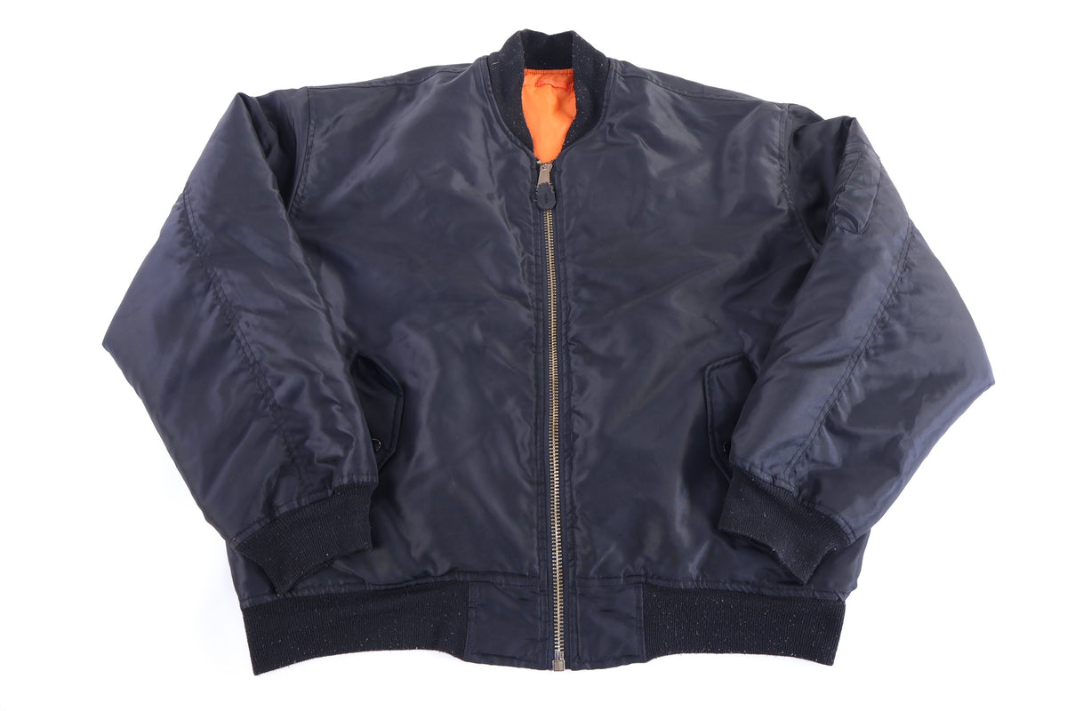 90's NXP MA-1 Reversible Full Zip Bomber Jacket product image 1