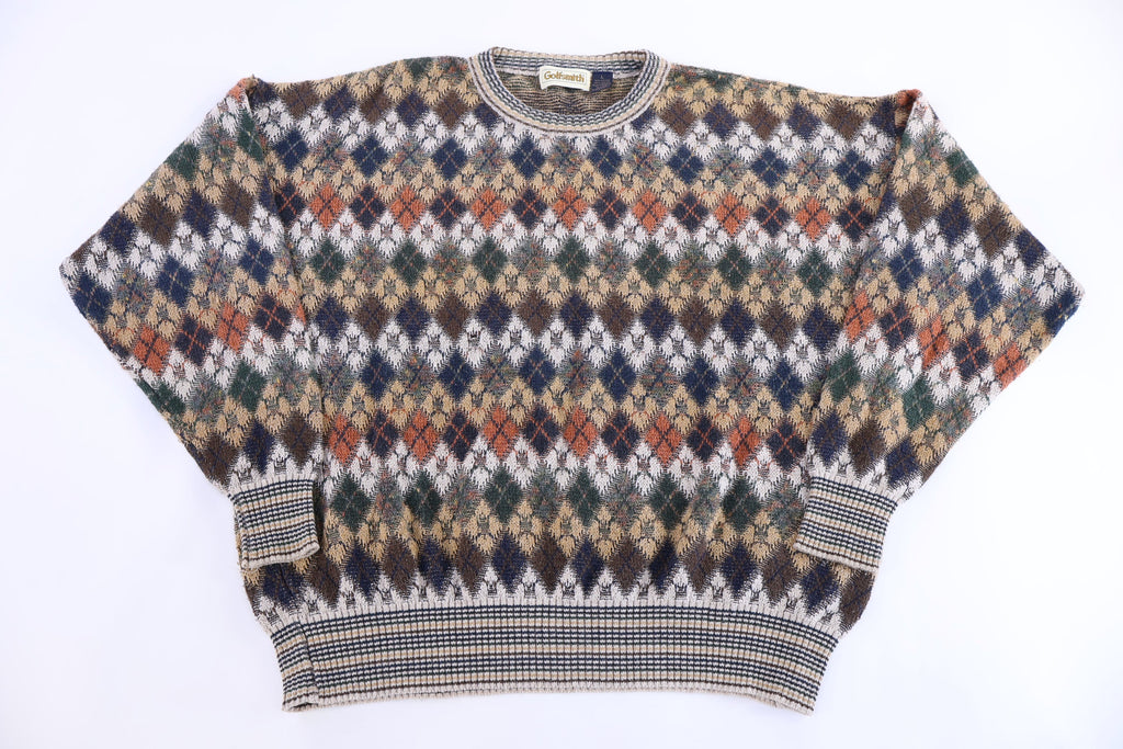 90's Golfsmith Multicolor Knit Sweater