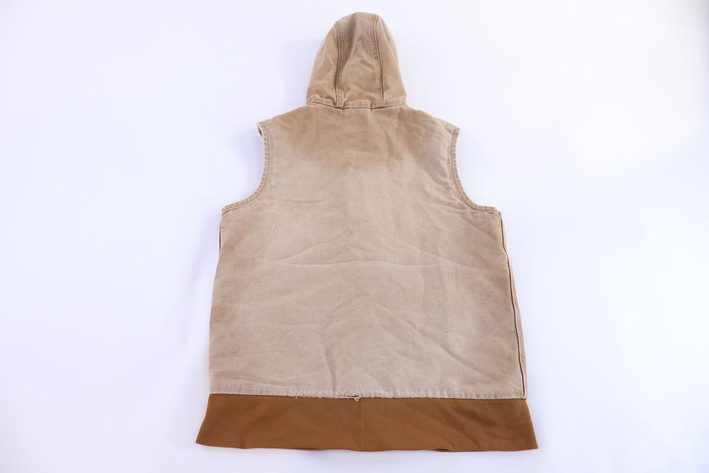 Carhartt Logo Patch Tan Full Zip Vest