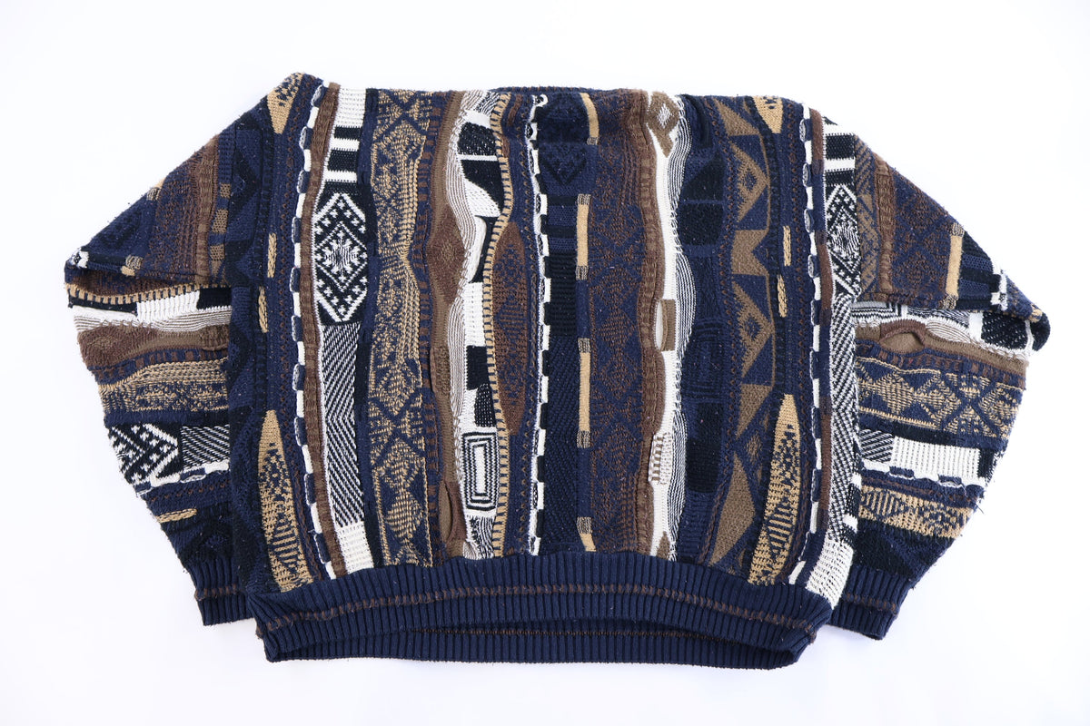 90's Protege Multipattern Knit Sweater