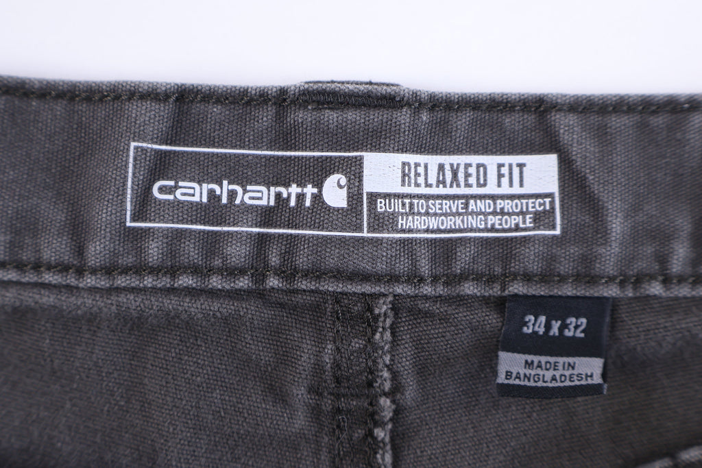 Carhartt Logo Patch Grey Relaxed Fit Pants product image 3