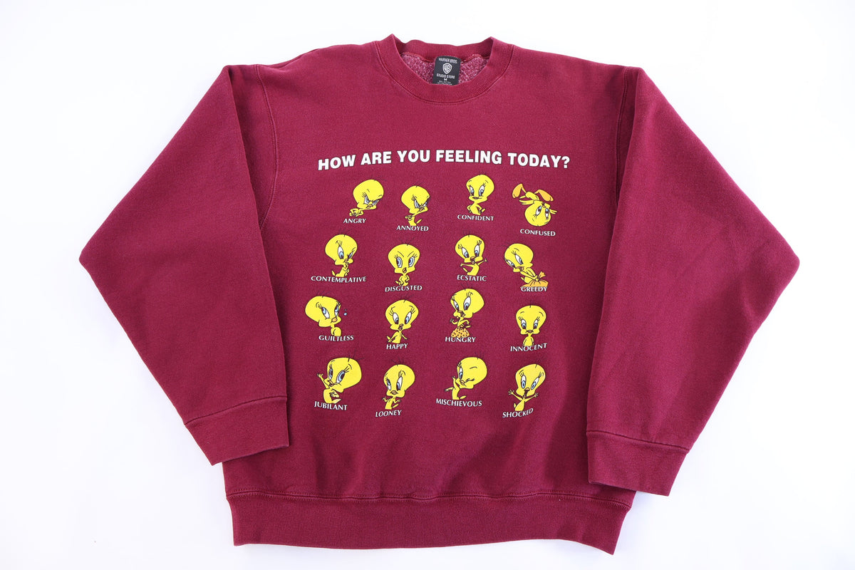 90's Warner Bros How Are You Feeling Today? Sweatshirt product image 1