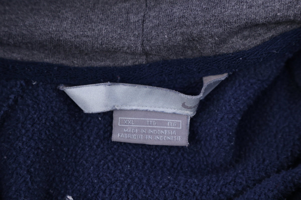 Vintage Nike Embroidered Logo Blue Pullover Hoodie product image 3