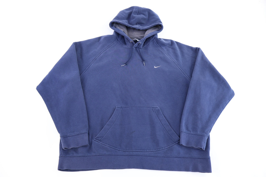 Vintage Nike Embroidered Logo Blue Pullover Hoodie product image 1