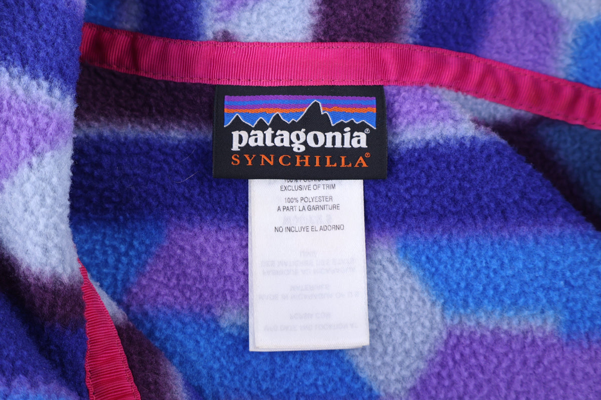 Women's Patagonia Synchilla Logo Patch Snap-T Fleece Pullover