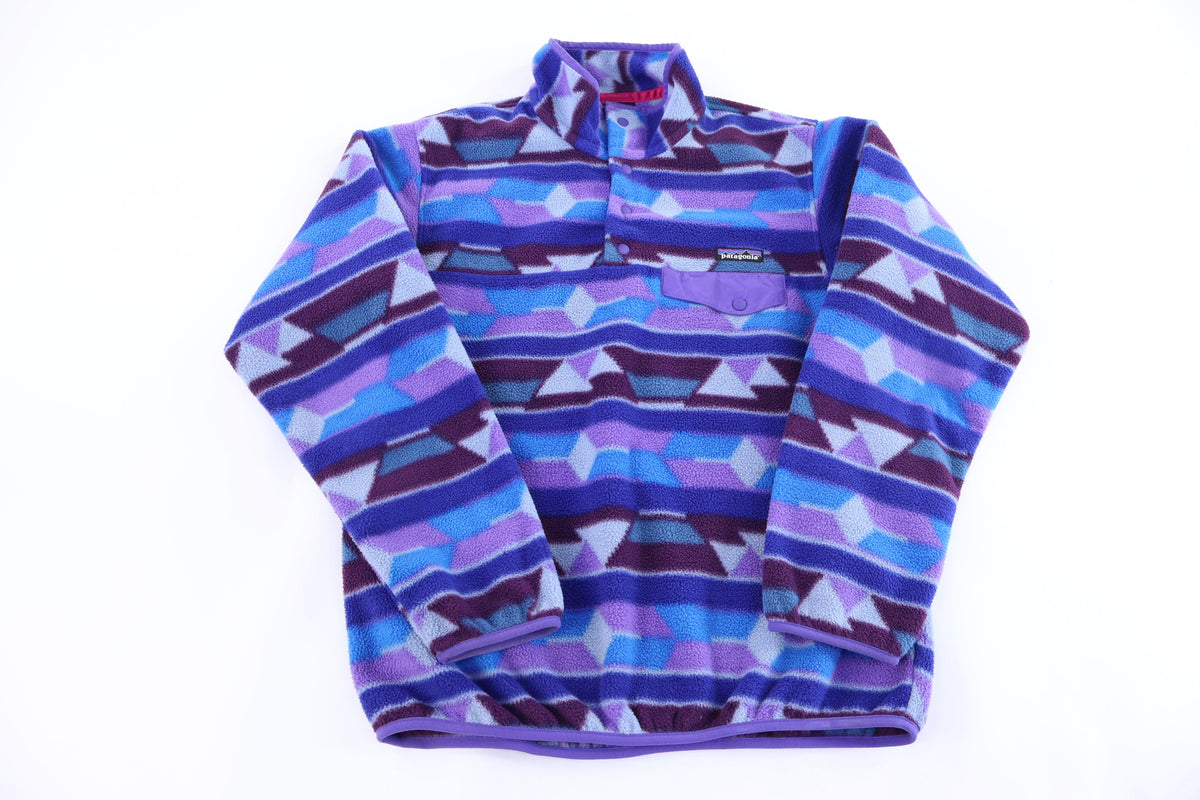 Women's Patagonia Synchilla Logo Patch Snap-T Fleece Pullover