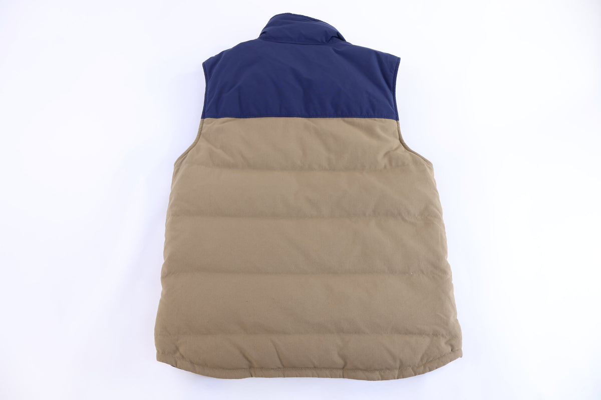 Patagonia Logo Patch Full Zip Reversible Puffer Vest