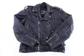Vintage JR Genuine Leather Black Full Zip Jacket product image 1