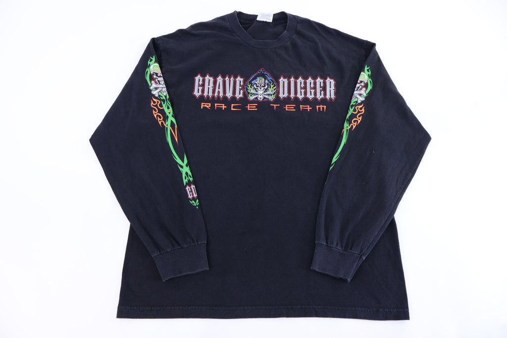 Vintage Grave Digger Race Team LS T-shirt product image 1