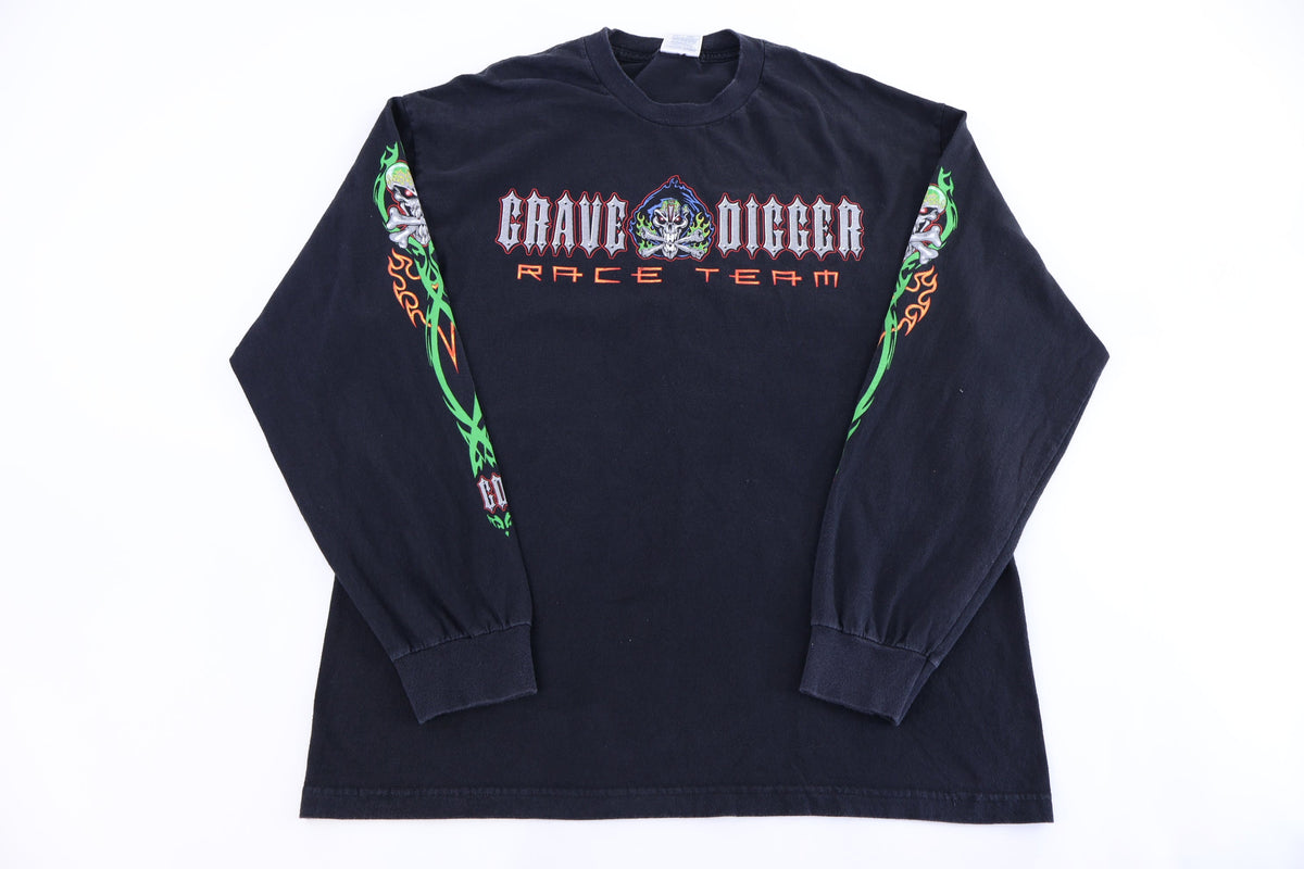 Vintage Grave Digger Race Team LS T-shirt product image 1