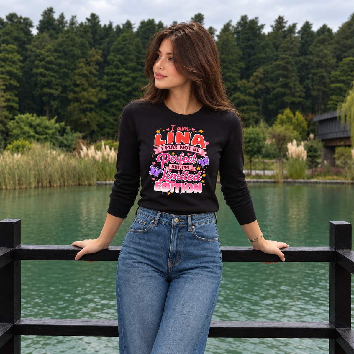LINA TT42 Personalized Shirt – I May Not Be Perfect, But product image 8