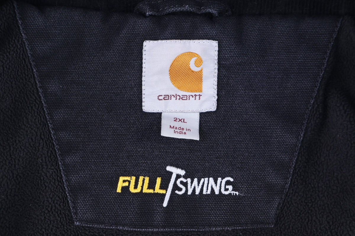 Carhartt Logo Patch Black Full Zip Jacket product image 3