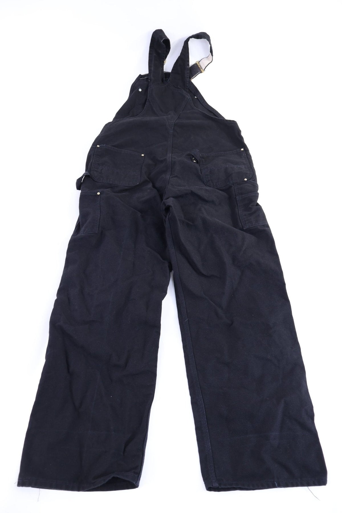 Carhartt Logo Patch Black Overalls