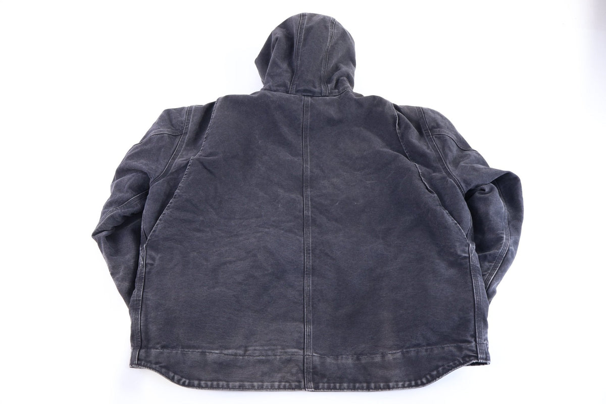 Carhartt Logo Patch Black Sherpa Lined Full Zip Jacket product image 2