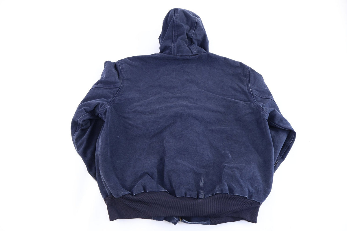 Carhartt Logo Patch Blue Full Zip Jacket product image 2