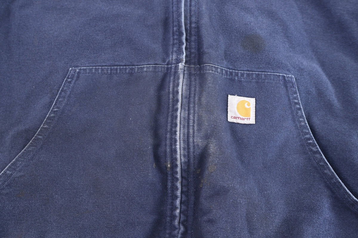Carhartt Logo Patch Blue Full Zip Jacket product image 3