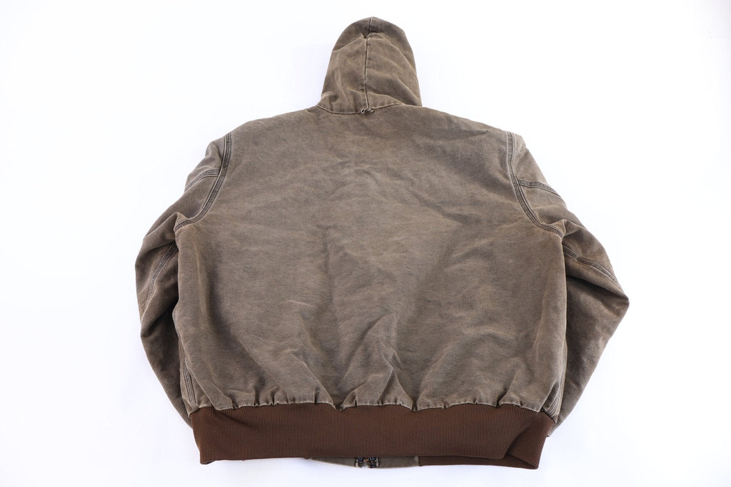 Carhartt Logo Patch Brown Full Zip Jacket product image 2