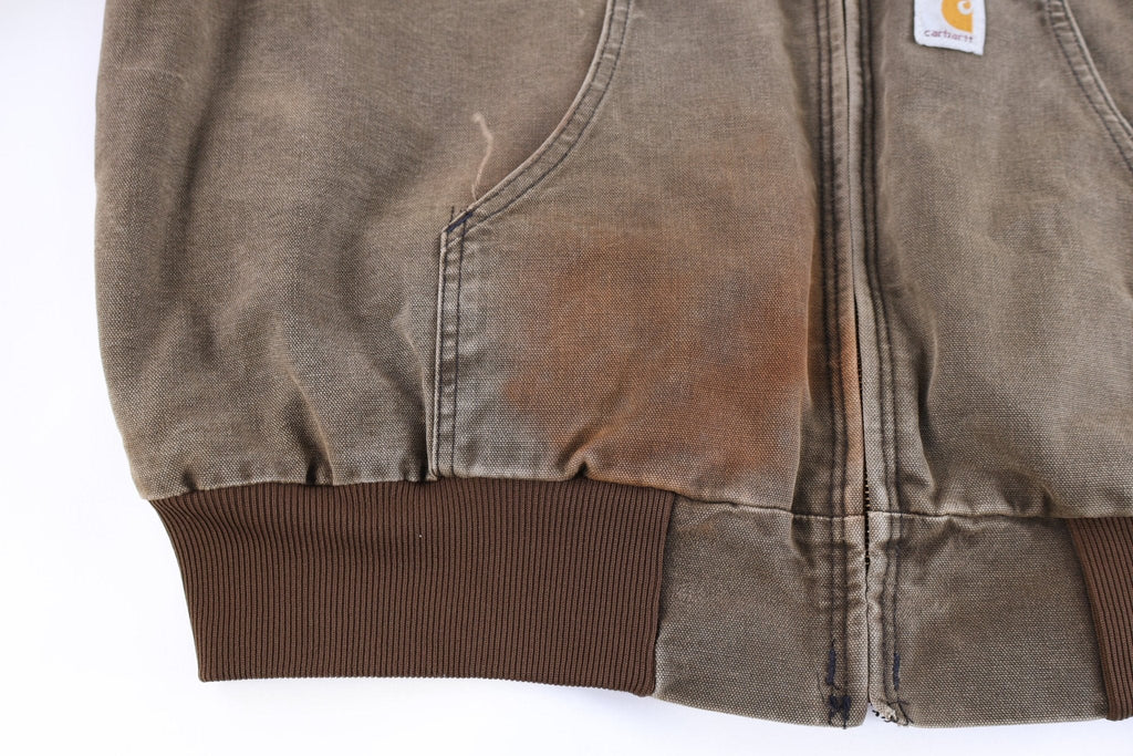 Carhartt Logo Patch Brown Full Zip Jacket product image 3
