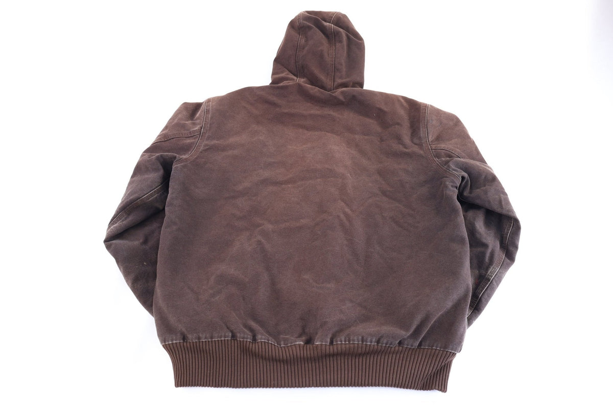 Carhartt Logo Patch Brown Full Zip Jacket product image 2
