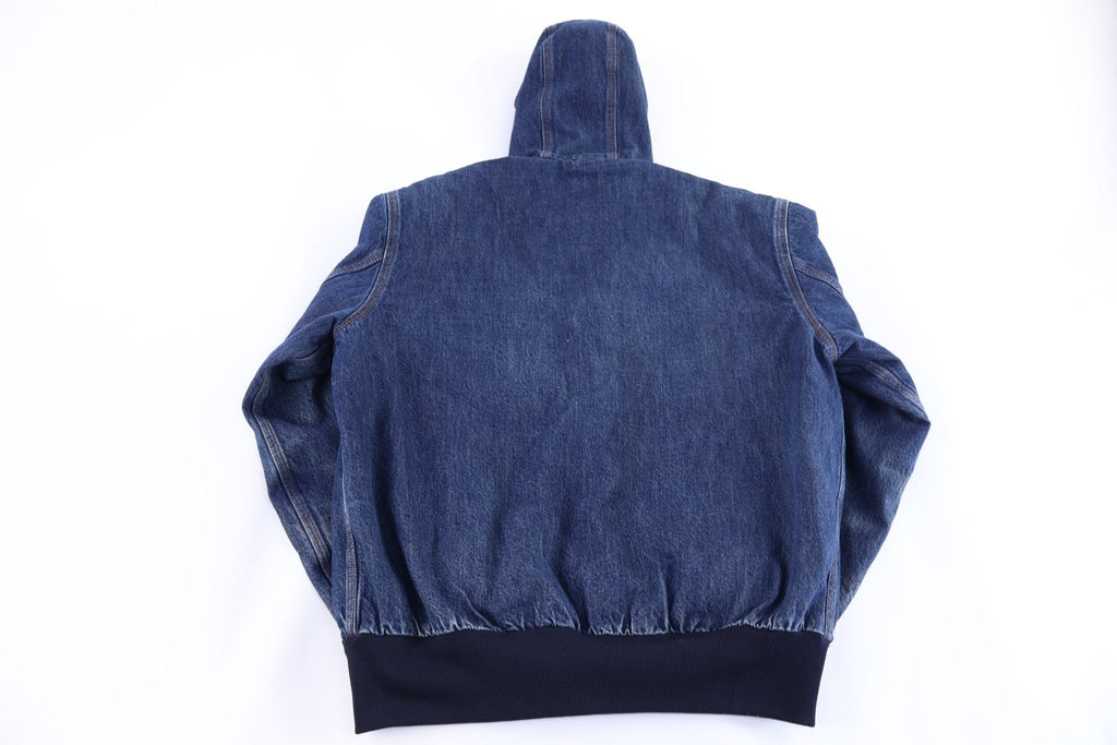 Carhartt Logo Patch Denim Dark Wash Full Zip Jacket product image 2