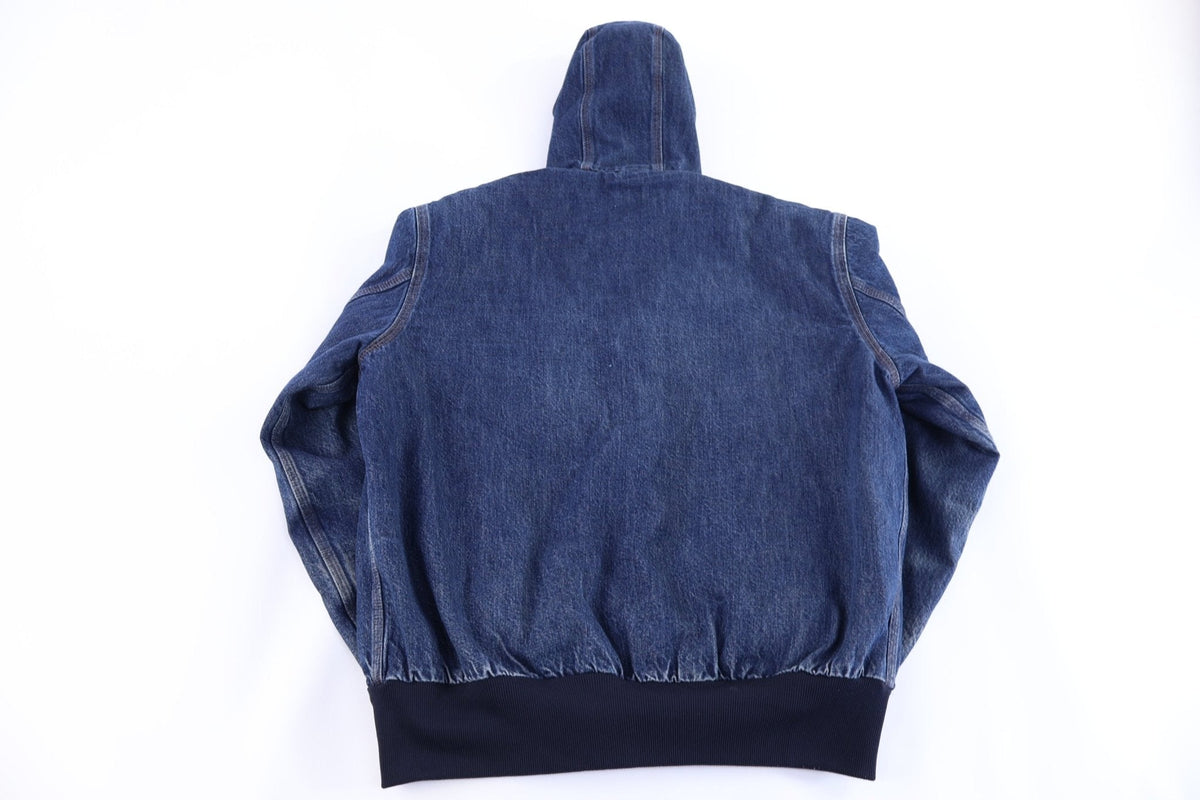 Carhartt Logo Patch Denim Dark Wash Full Zip Jacket product image 2