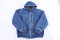 Carhartt Logo Patch Denim Full Zip Jacket product image 1