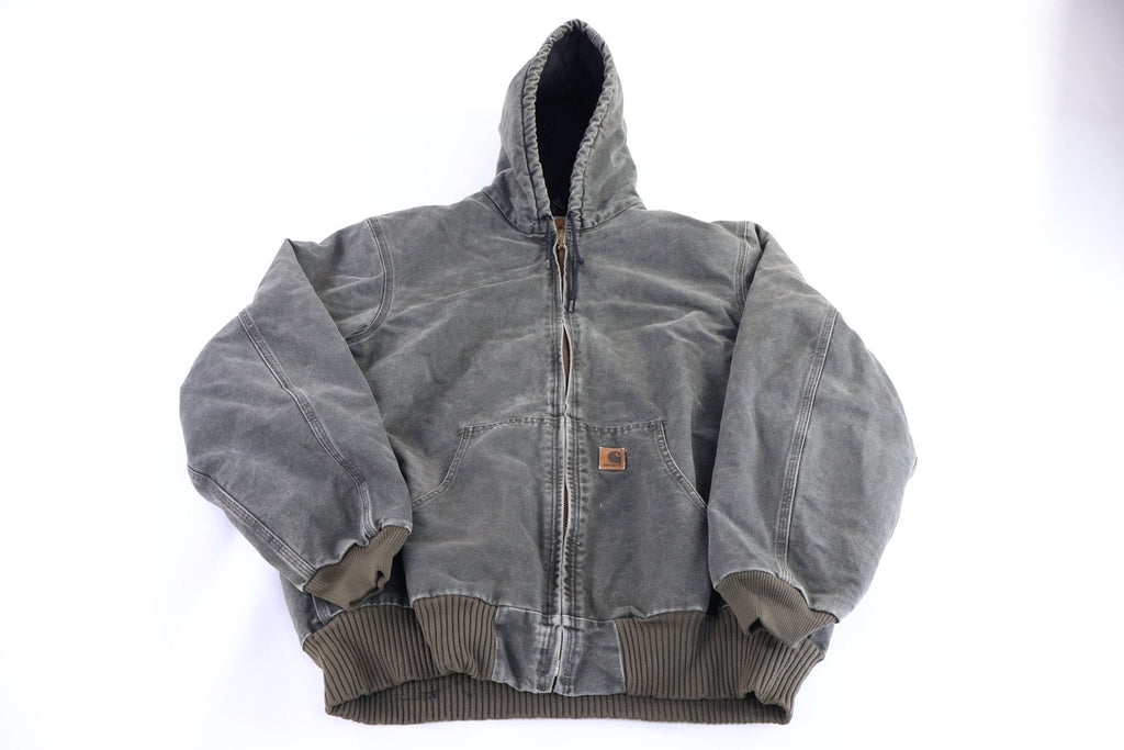 Carhartt Logo Patch Green Full Zip Jacket product image 1