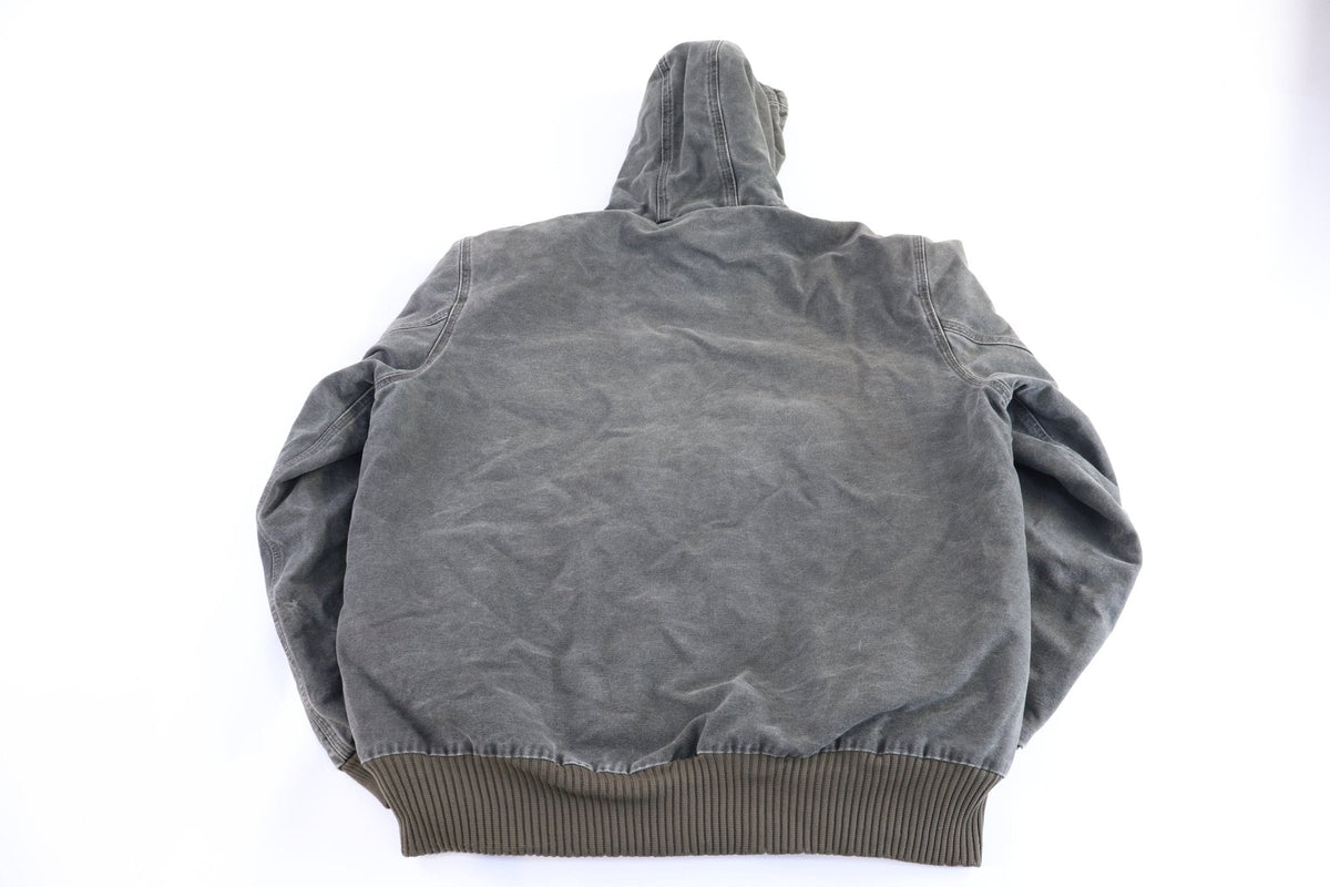 Carhartt Logo Patch Green Full Zip Jacket product image 2