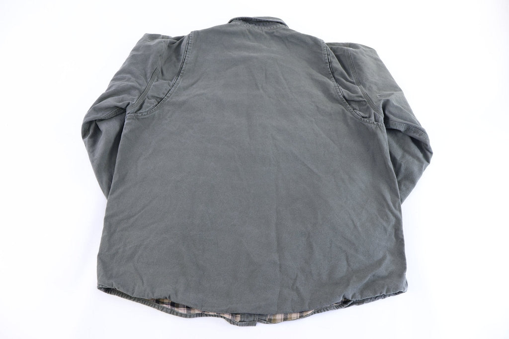 Carhartt Logo Patch Green LS Button Down