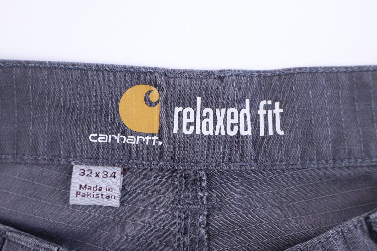 Carhartt Logo Patch Grey Relaxed Fit Pants product image 3
