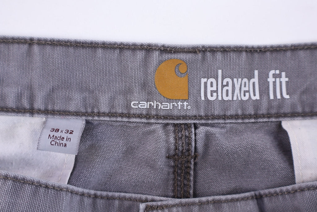 Carhartt Logo Patch Grey Relaxed Fit Pants product image 4