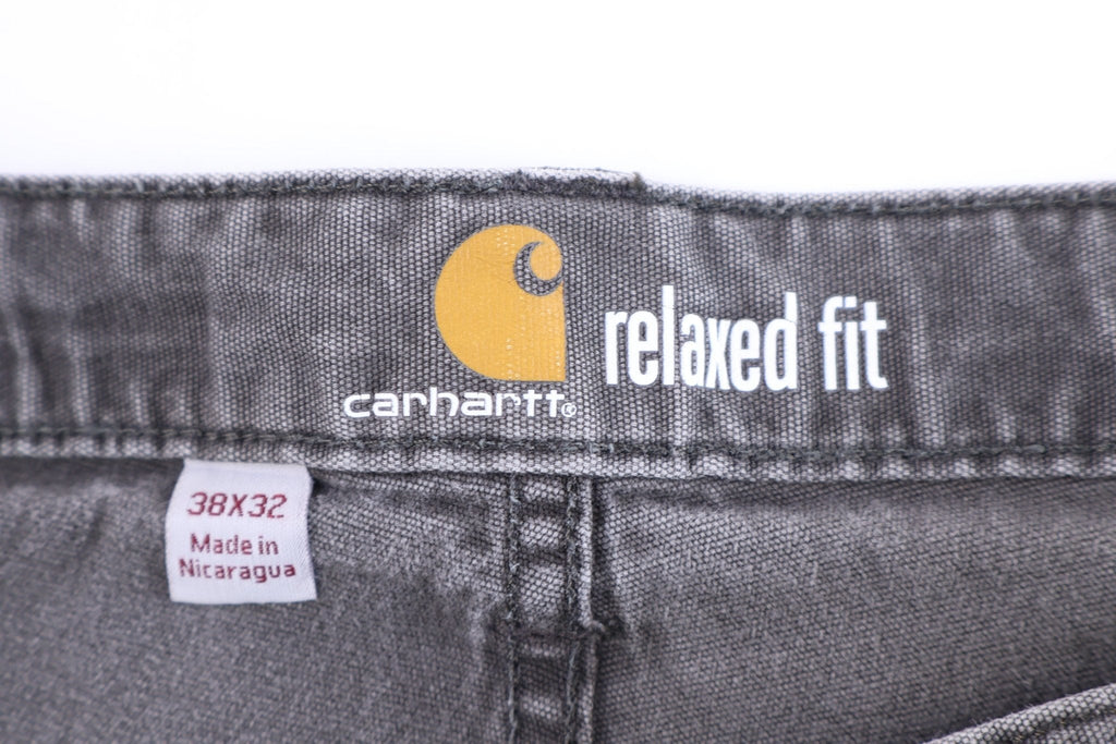 Carhartt Logo Patch Grey Relaxed Fit Pants product image 4