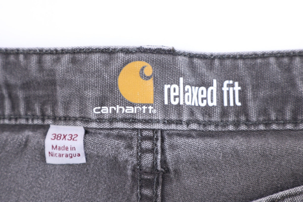 Carhartt Logo Patch Grey Relaxed Fit Pants product image 4